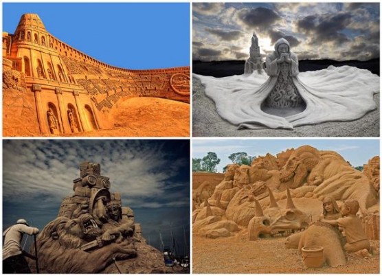 صور من اجمل المنحوتات الرملية من حول العالم